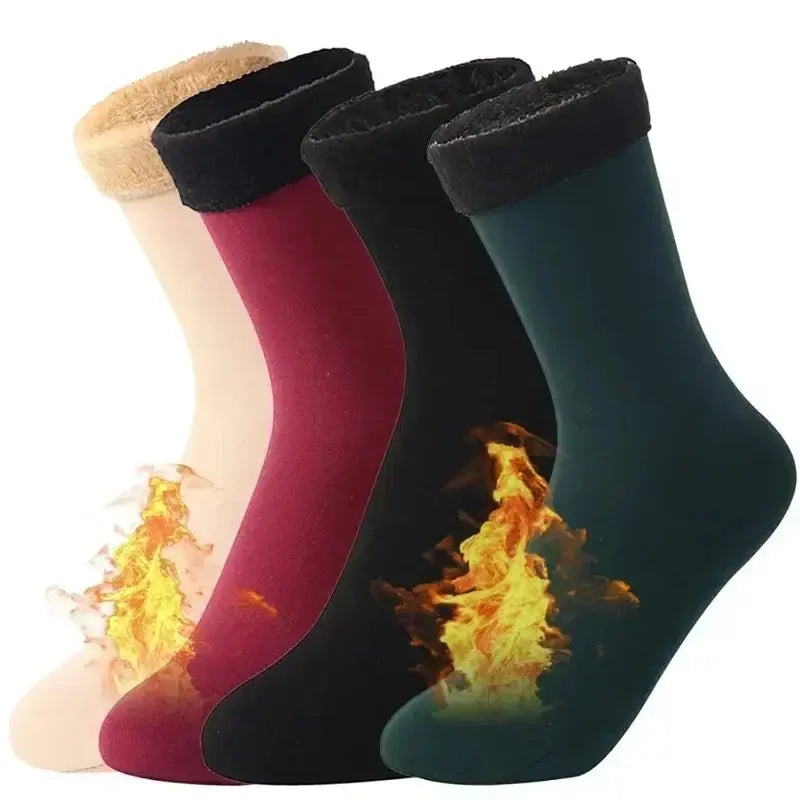 Thermal Fleece Winter Socks – Women’s