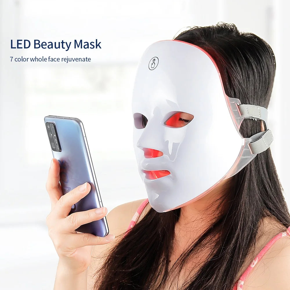 7-Color LED Photon Facial Mask