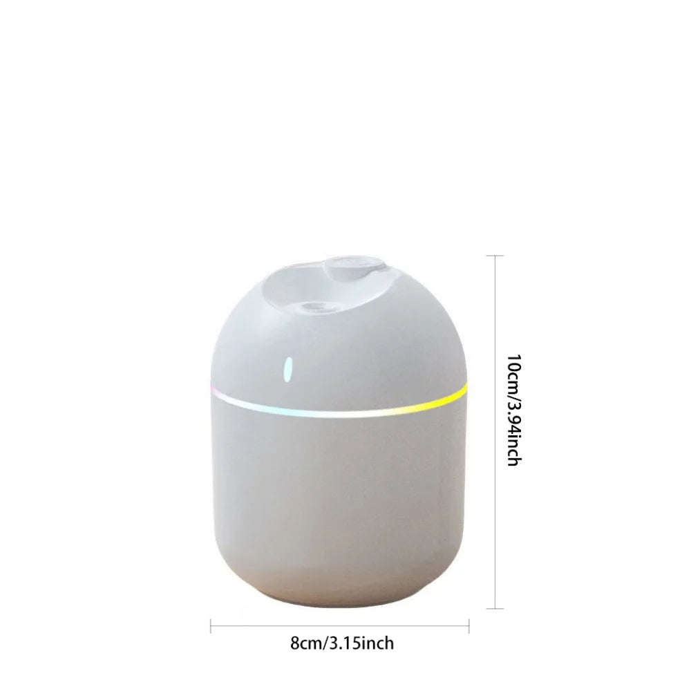270ML USB Cool Mist Humidifier with LED Night Light