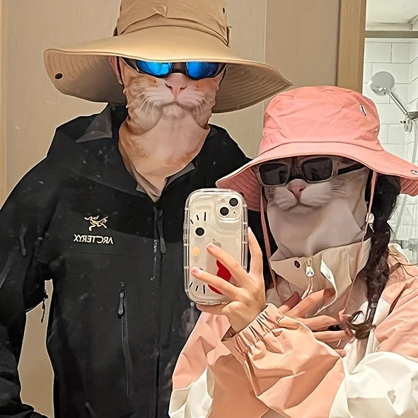 Cat Print Face & Neck Protector