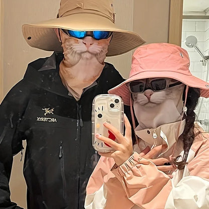 Cat Print Face & Neck Protector