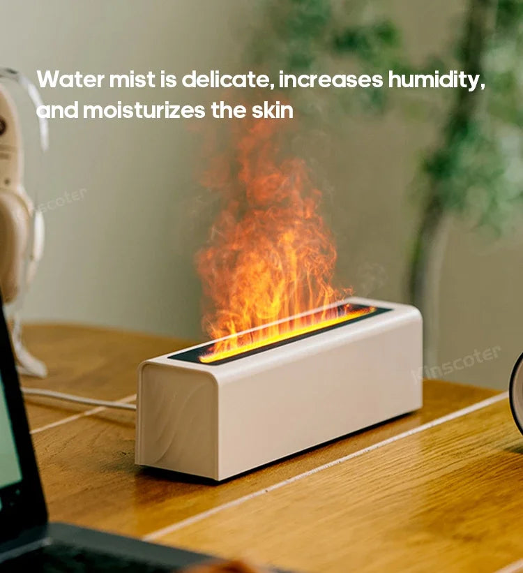 Flame-Style Ultrasonic Aroma Diffuser