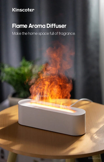 Flame-Style Ultrasonic Aroma Diffuser