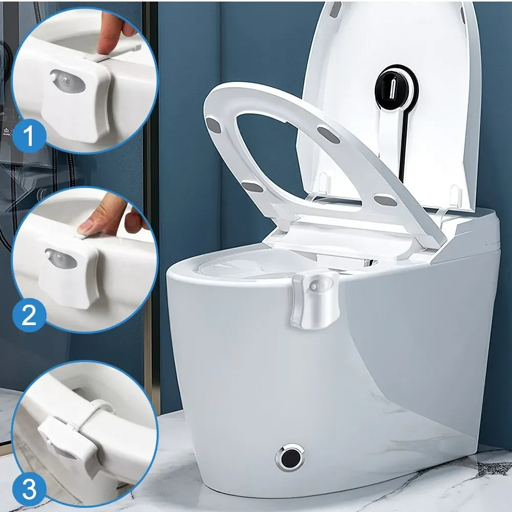 GlowSense™ Motion-Activated Toilet Night Light