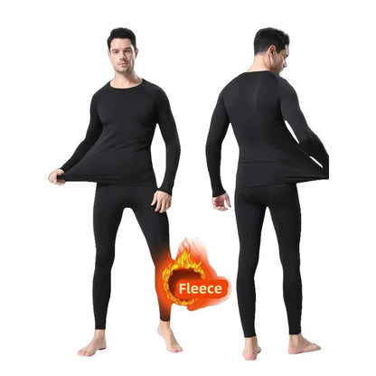 Men’s Fleece Thermal Leggings – Warm Winter Fit