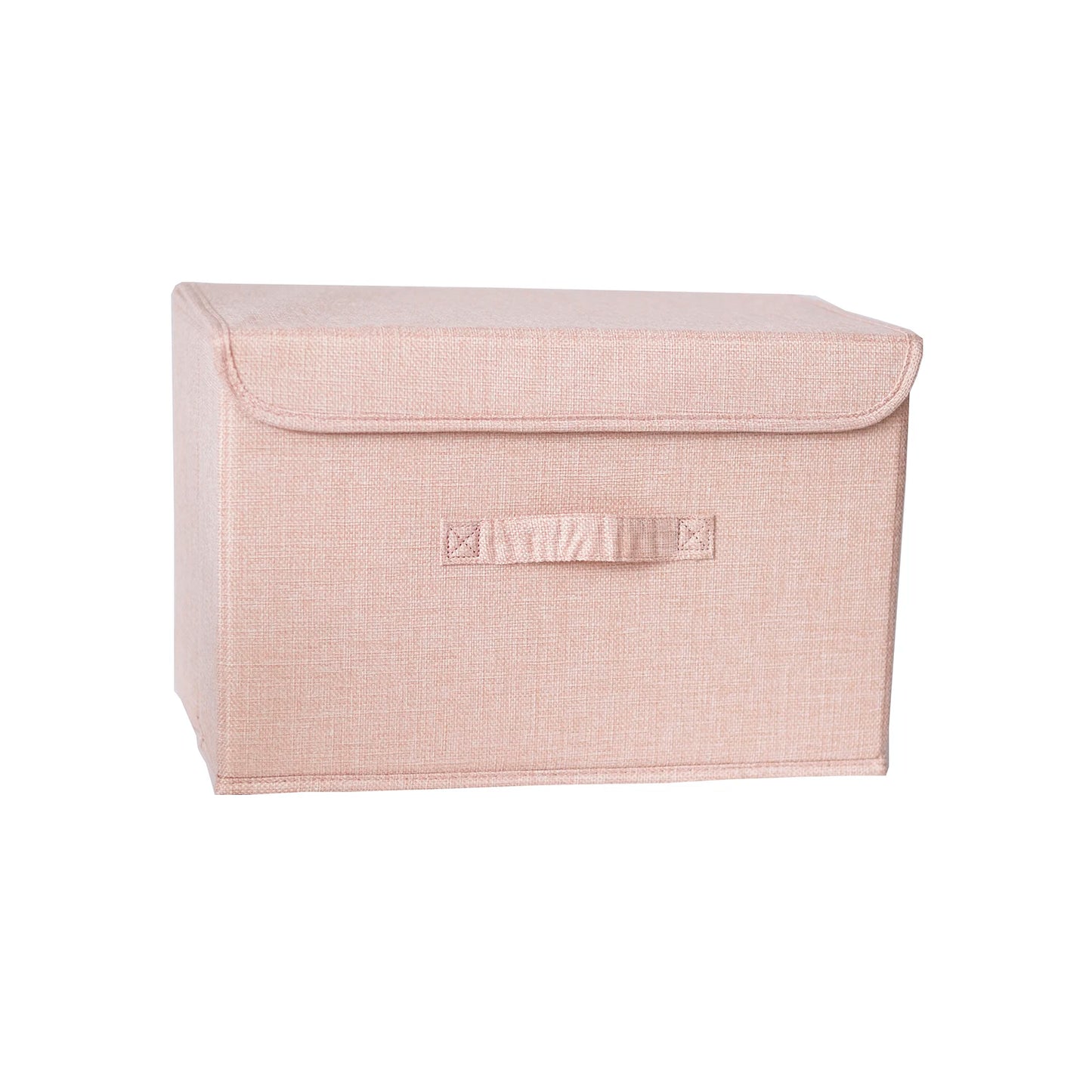 Foldable Cotton Linen Storage Basket
