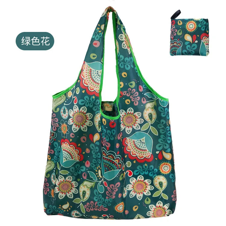 Foldable Reusable Shopping Tote Bag