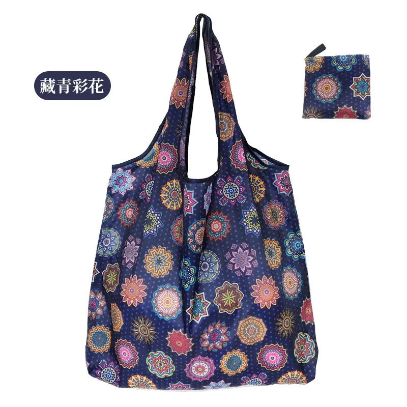 Foldable Reusable Shopping Tote Bag