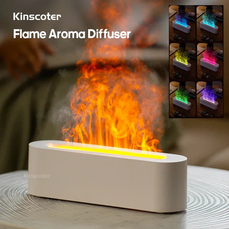 Flame-Style Ultrasonic Aroma Diffuser