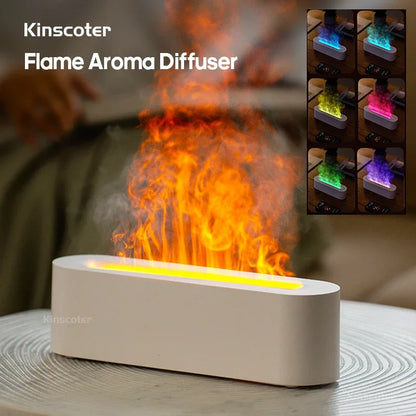 Flame-Style Ultrasonic Aroma Diffuser