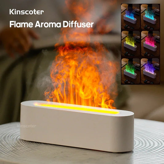 Flame-Style Ultrasonic Aroma Diffuser