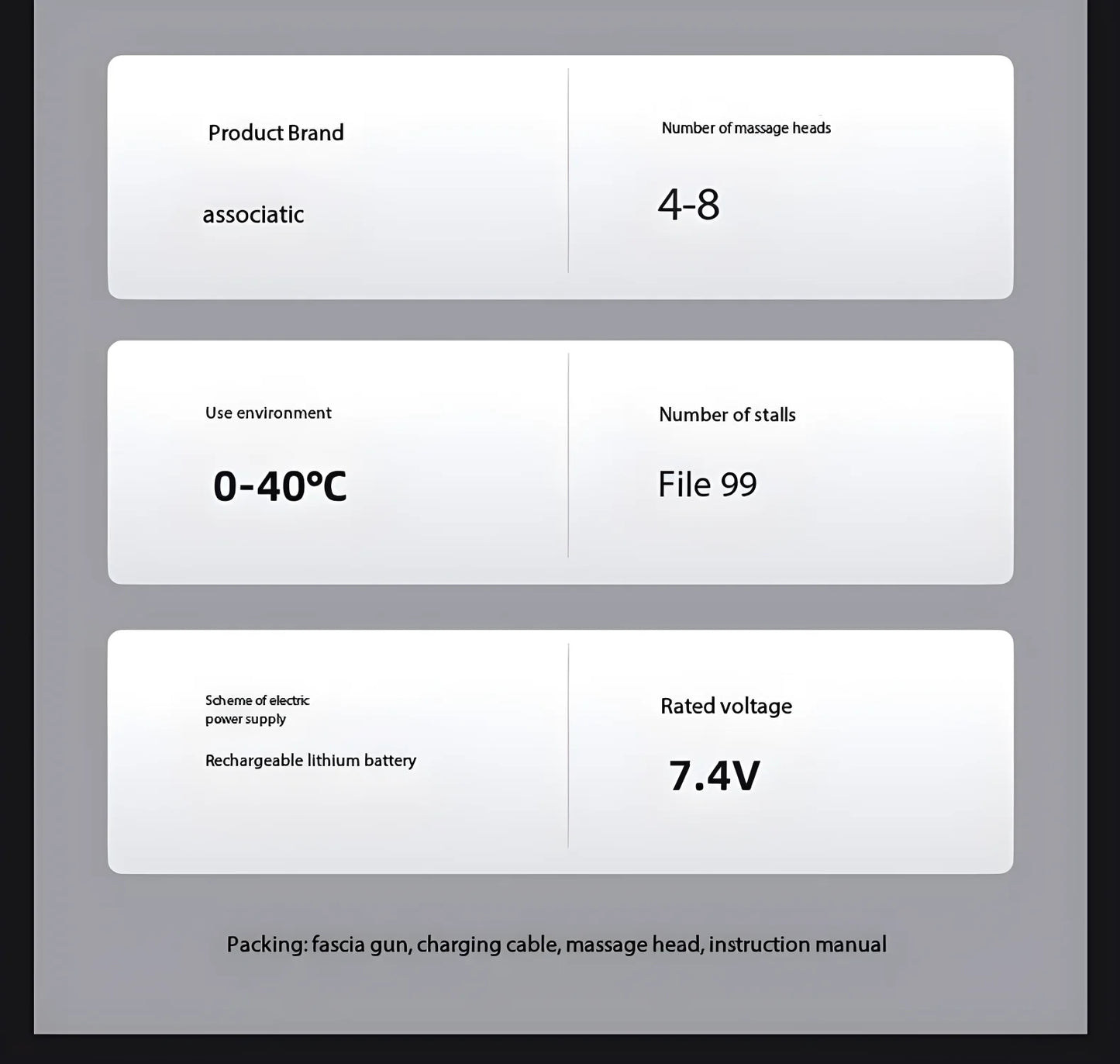 Lenovo Fascia Massage Gun