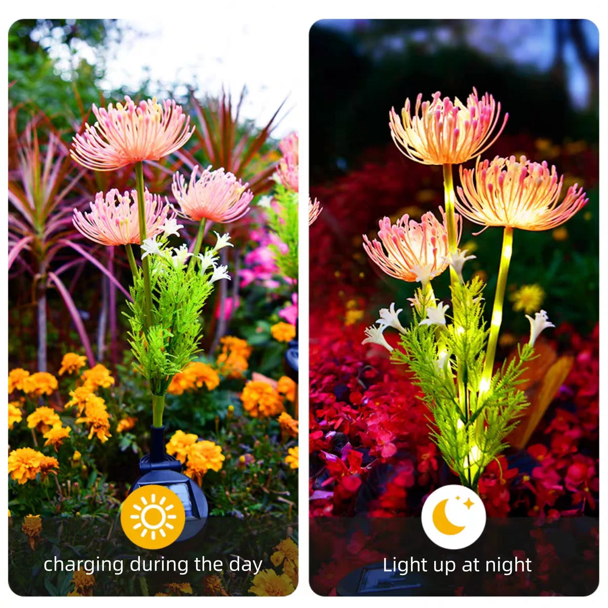 SolarBloom™ Waterproof Garden Flower Lights