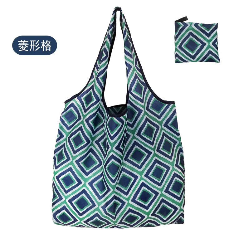 Foldable Reusable Shopping Tote Bag