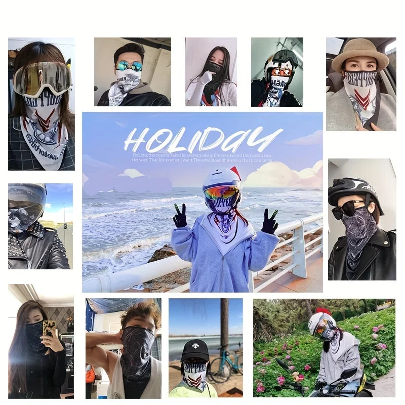 Cat Print Face & Neck Protector