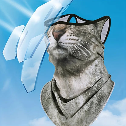Cat Print Face & Neck Protector
